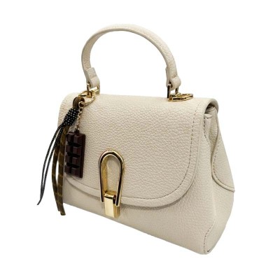 Sac à main minimaliste chic avec fermoir doré élégant