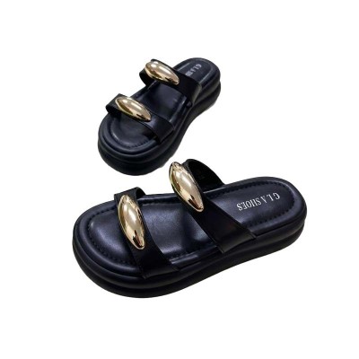Mules GLA SHOES à plateforme avec détails dorés élégants