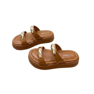 Mules GLA SHOES à plateforme avec détails dorés élégants