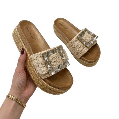 Mules Super Mode à plateforme chic