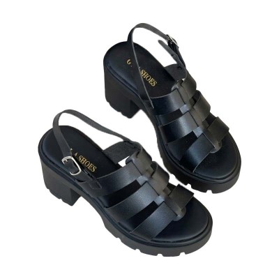 Sandales GLA Shoes compensées confortables au design moderne