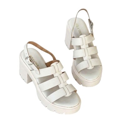 Sandales GLA Shoes compensées confortables au design moderne