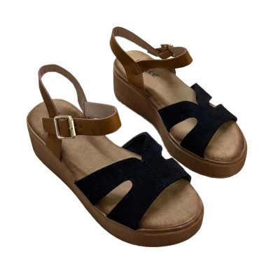Sandales Joalice Paris compensées à bride cheville élégante
