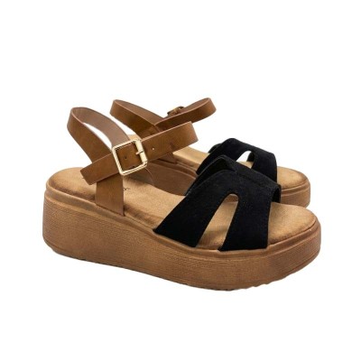 Sandales Joalice Paris compensées à bride cheville élégante