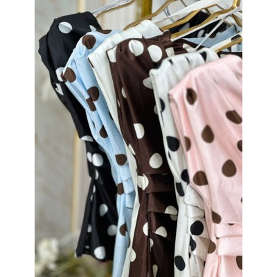 pull femme à pois élégant et tendance – Plusieurs couleurs disponibles