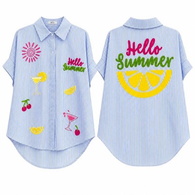 chemise rayée femme
