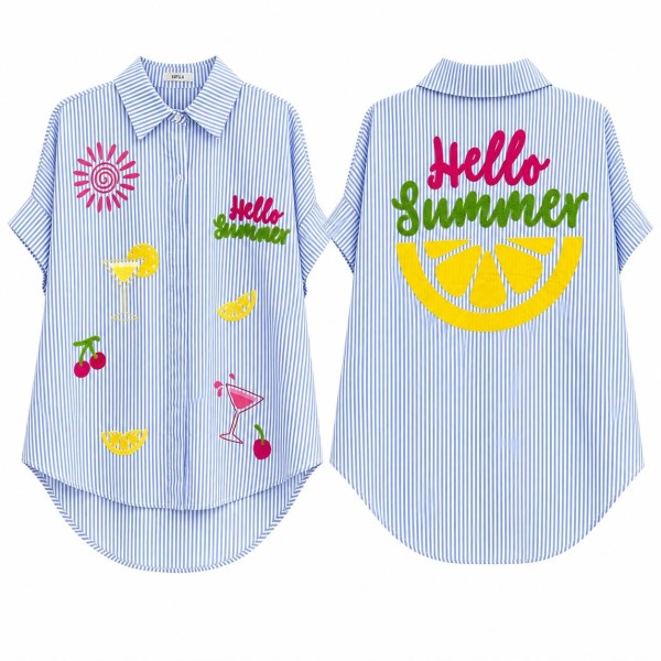 chemise rayée femme
