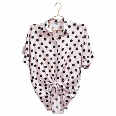 Chemise Kamraya Femme en Mousseline à Pois | Rosa Mode