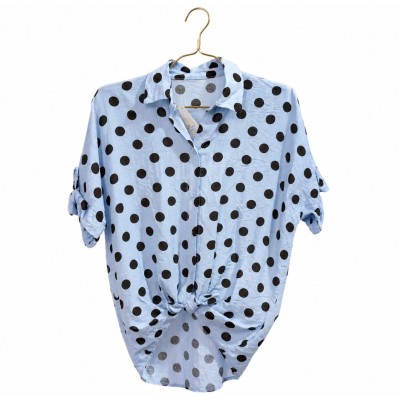Chemise Kamraya Femme en Mousseline à Pois | Rosa Mode