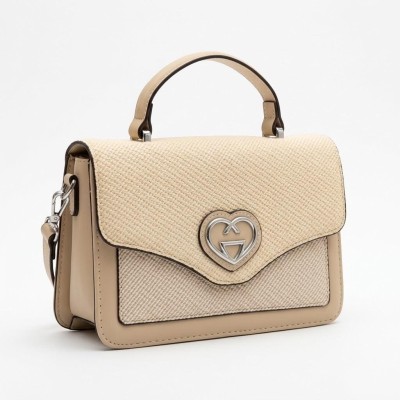 Sac à main femme tendance avec poignée et détail cœur élégant