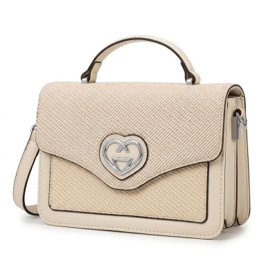 Sac à main femme tendance avec poignée et détail cœur élégant