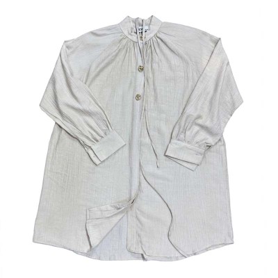 Chemise femme manches longues coupe ample et fluide
