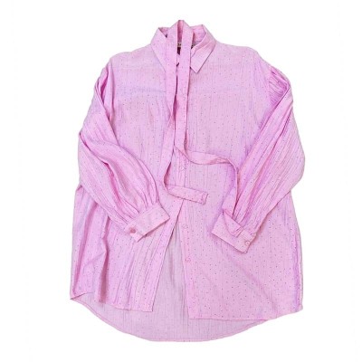 Chemise bling femme moderne coupe légèrement ample