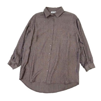 Chemise bling femme moderne coupe légèrement ample