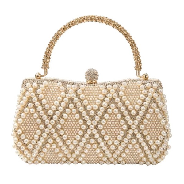 Sac à main perles chic femme - modèle importé élégant